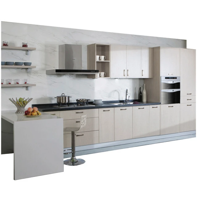 Oak Cabinets and Stainless Steel