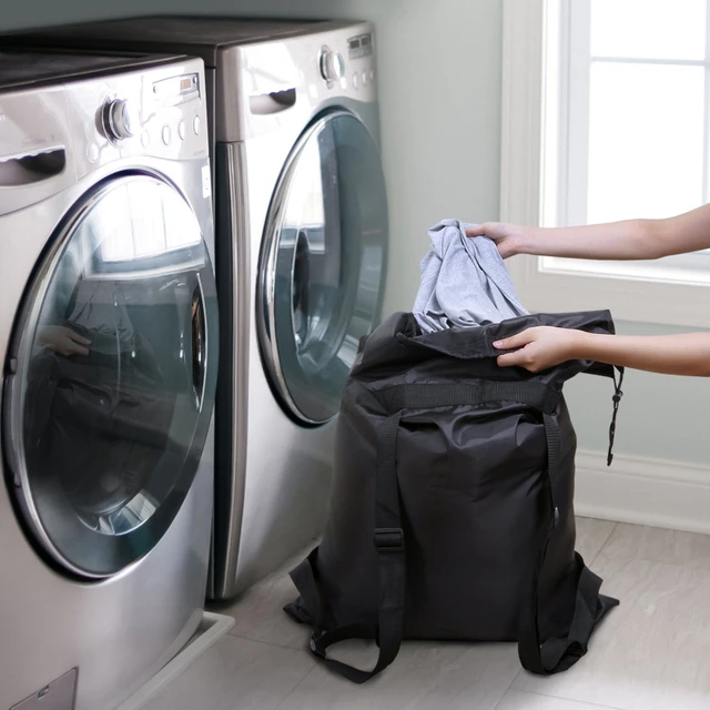 backpack in washing machine