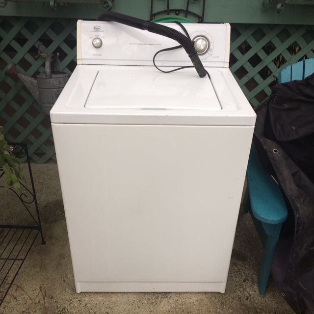 roper washing machine reset