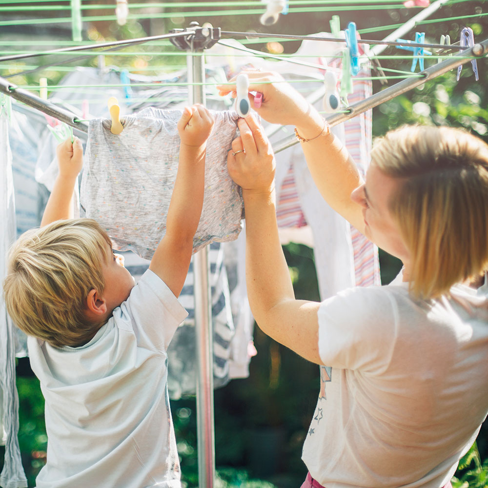 dry clothes without dryer